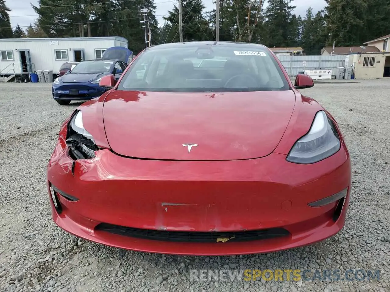5 fotografías del automóvil dañado 5YJ3E1EA9MF921484 TESLA MODEL 3 2021