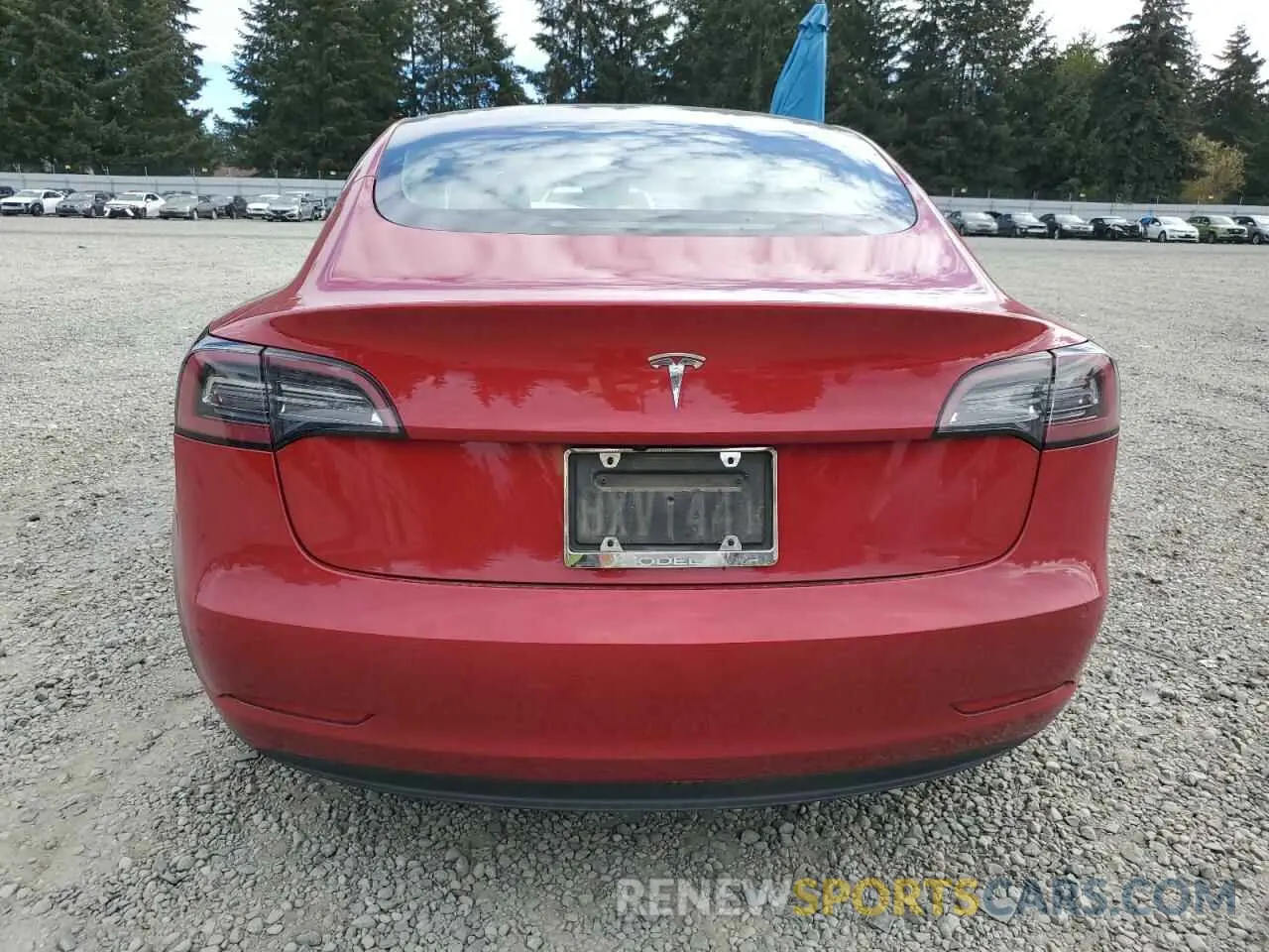 6 fotografías del automóvil dañado 5YJ3E1EA9MF921484 TESLA MODEL 3 2021