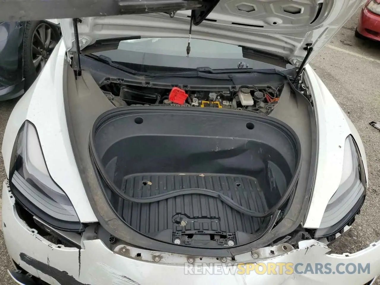 12 fotografías del automóvil dañado 5YJ3E1EA9MF929634 TESLA MODEL 3 2021