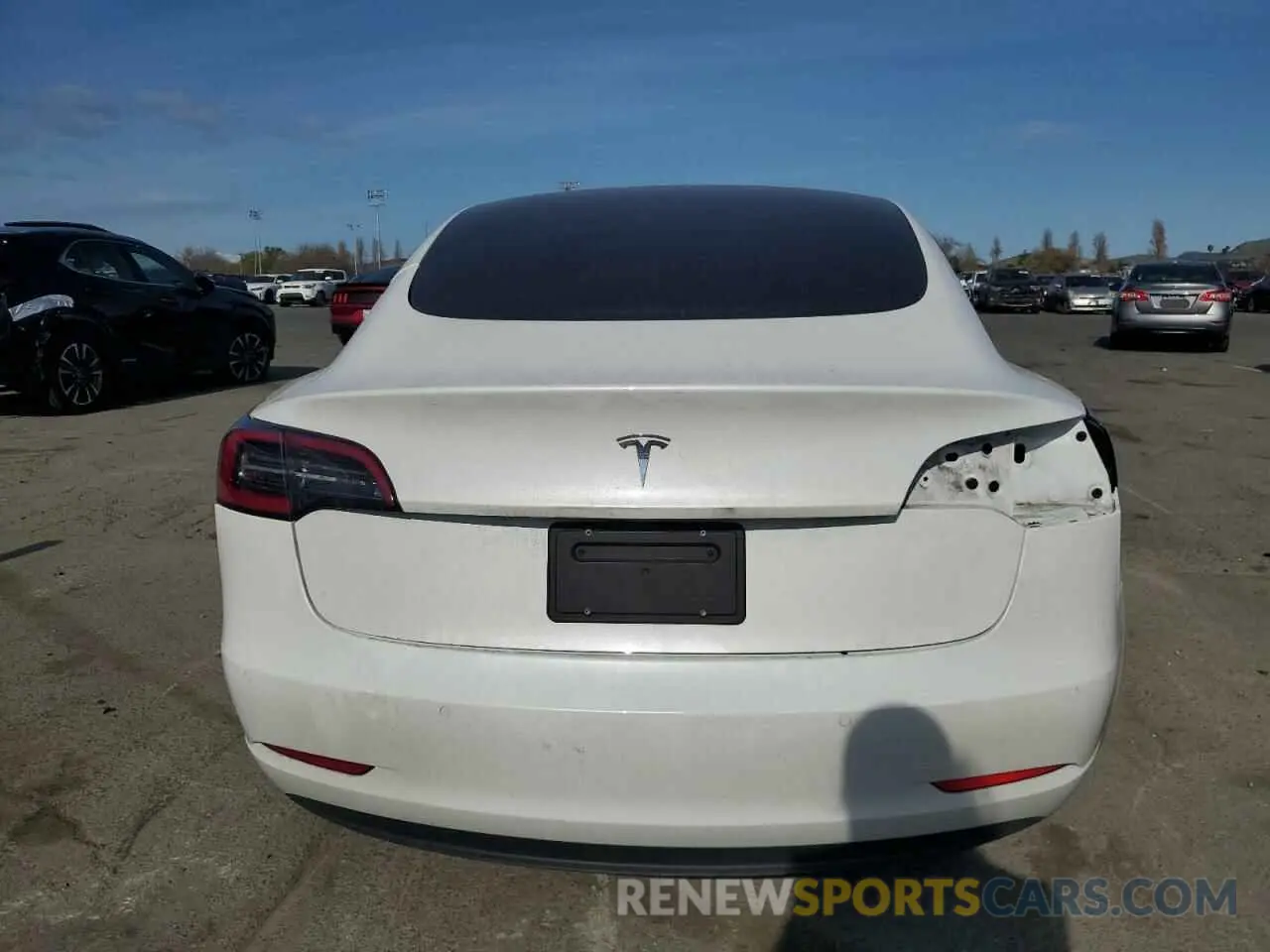 6 fotografías del automóvil dañado 5YJ3E1EA9MF961676 TESLA MODEL 3 2021
