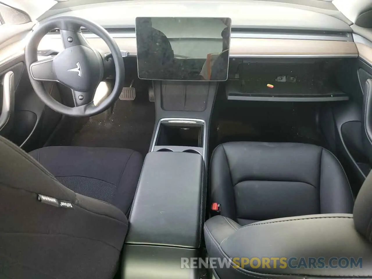8 fotografías del automóvil dañado 5YJ3E1EA9MF961676 TESLA MODEL 3 2021