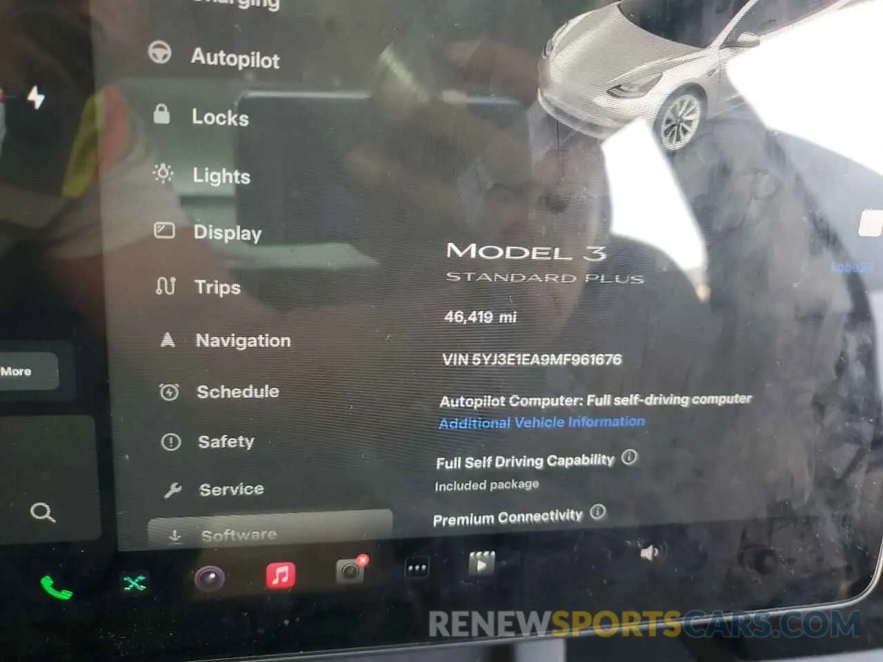 9 fotografías del automóvil dañado 5YJ3E1EA9MF961676 TESLA MODEL 3 2021