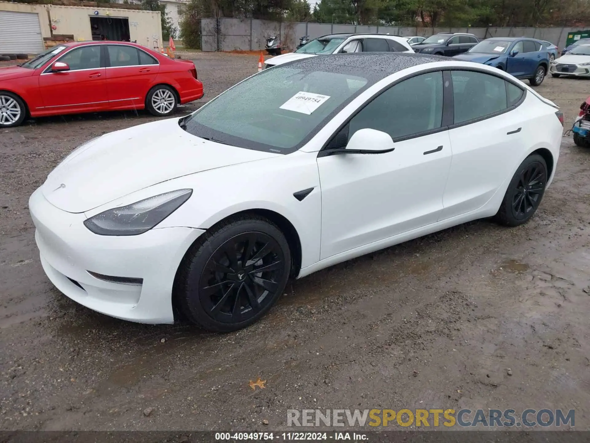 2 fotografías del automóvil dañado 5YJ3E1EA9MF982687 TESLA MODEL 3 2021