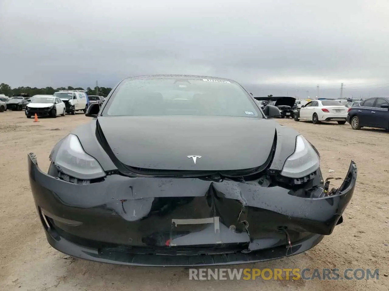 5 fotografías del automóvil dañado 5YJ3E1EA9MF987176 TESLA MODEL 3 2021