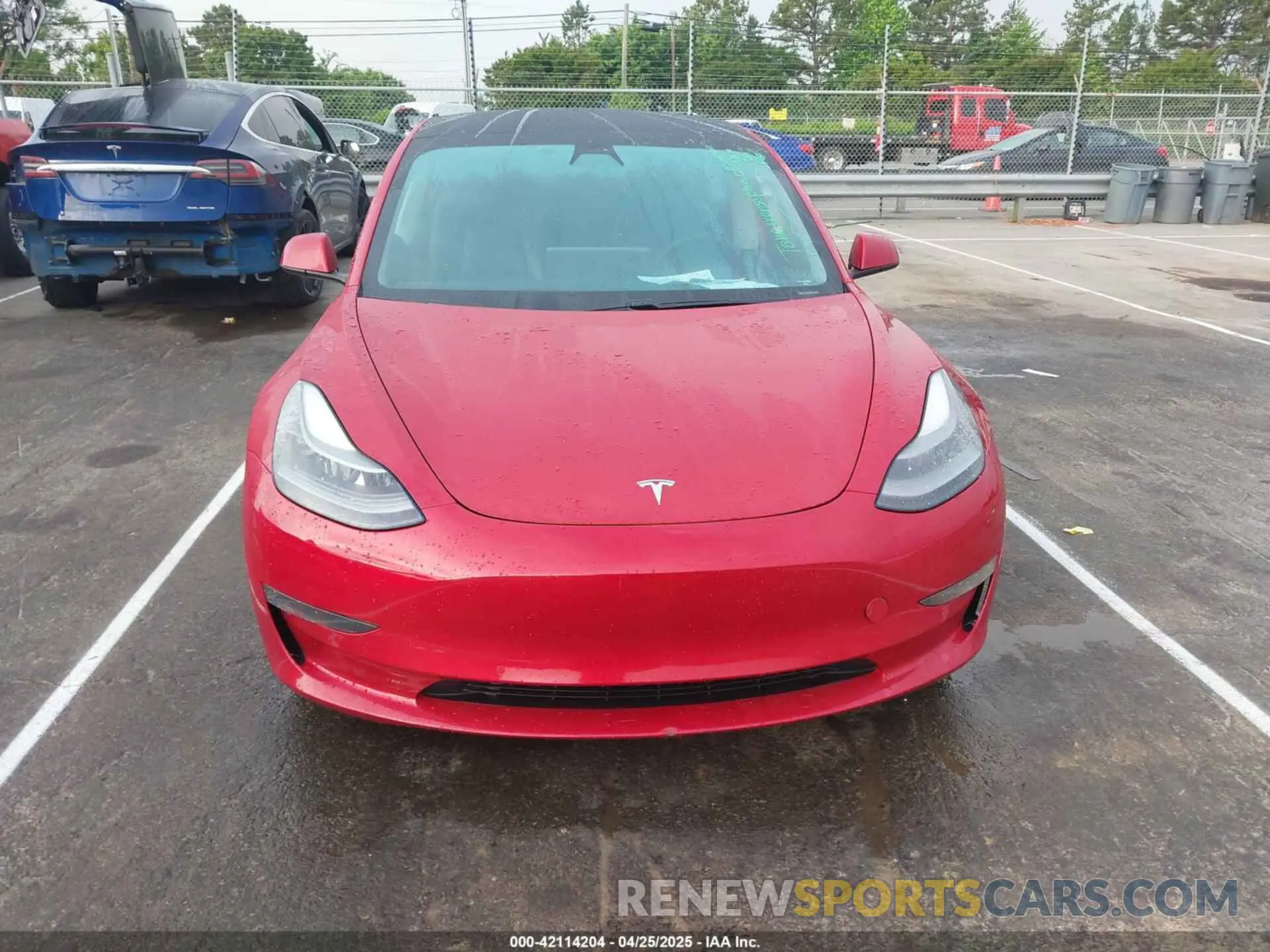 13 fotografías del automóvil dañado 5YJ3E1EAXMF017773 TESLA MODEL 3 2021