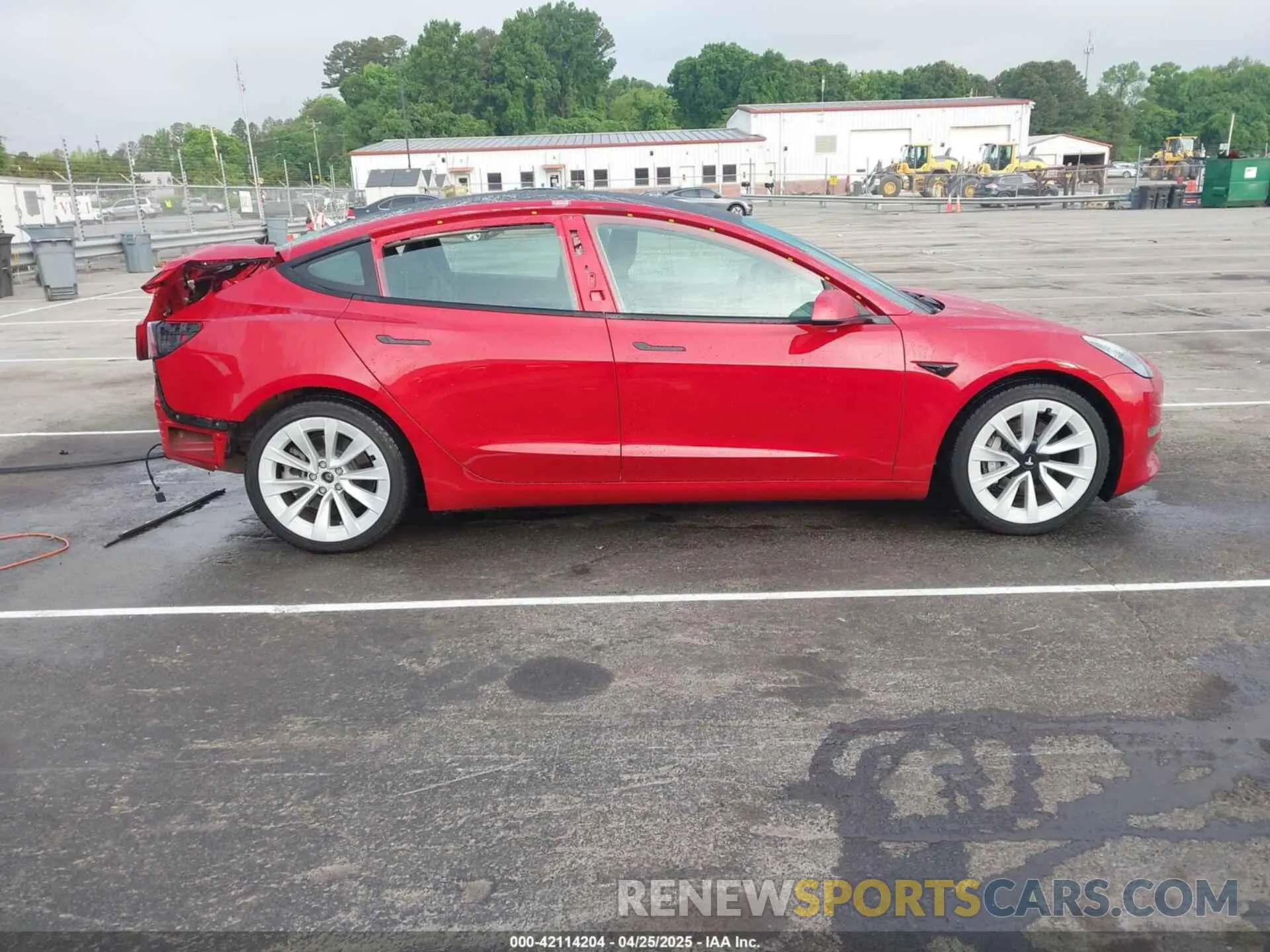 14 fotografías del automóvil dañado 5YJ3E1EAXMF017773 TESLA MODEL 3 2021