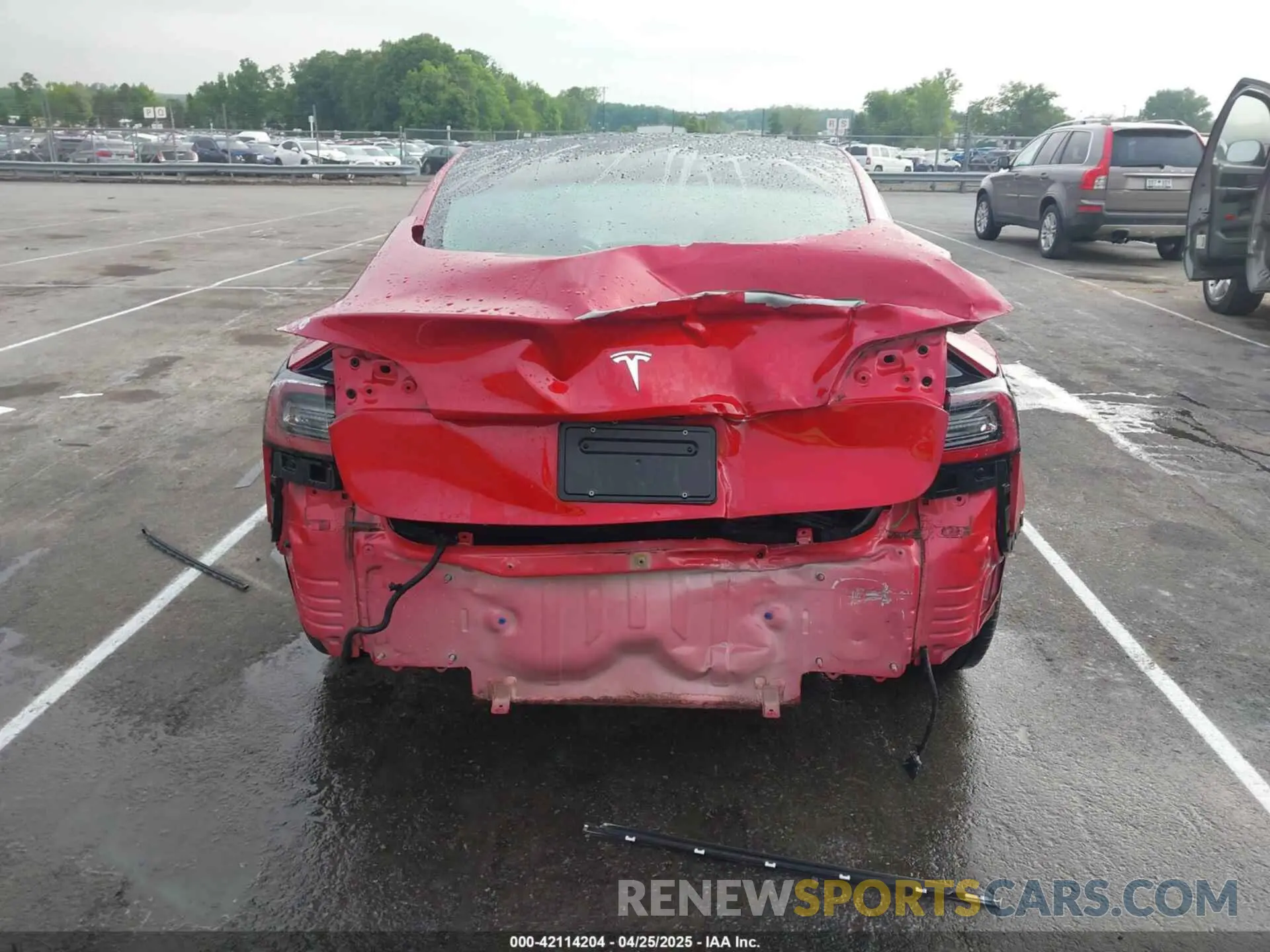 17 fotografías del automóvil dañado 5YJ3E1EAXMF017773 TESLA MODEL 3 2021