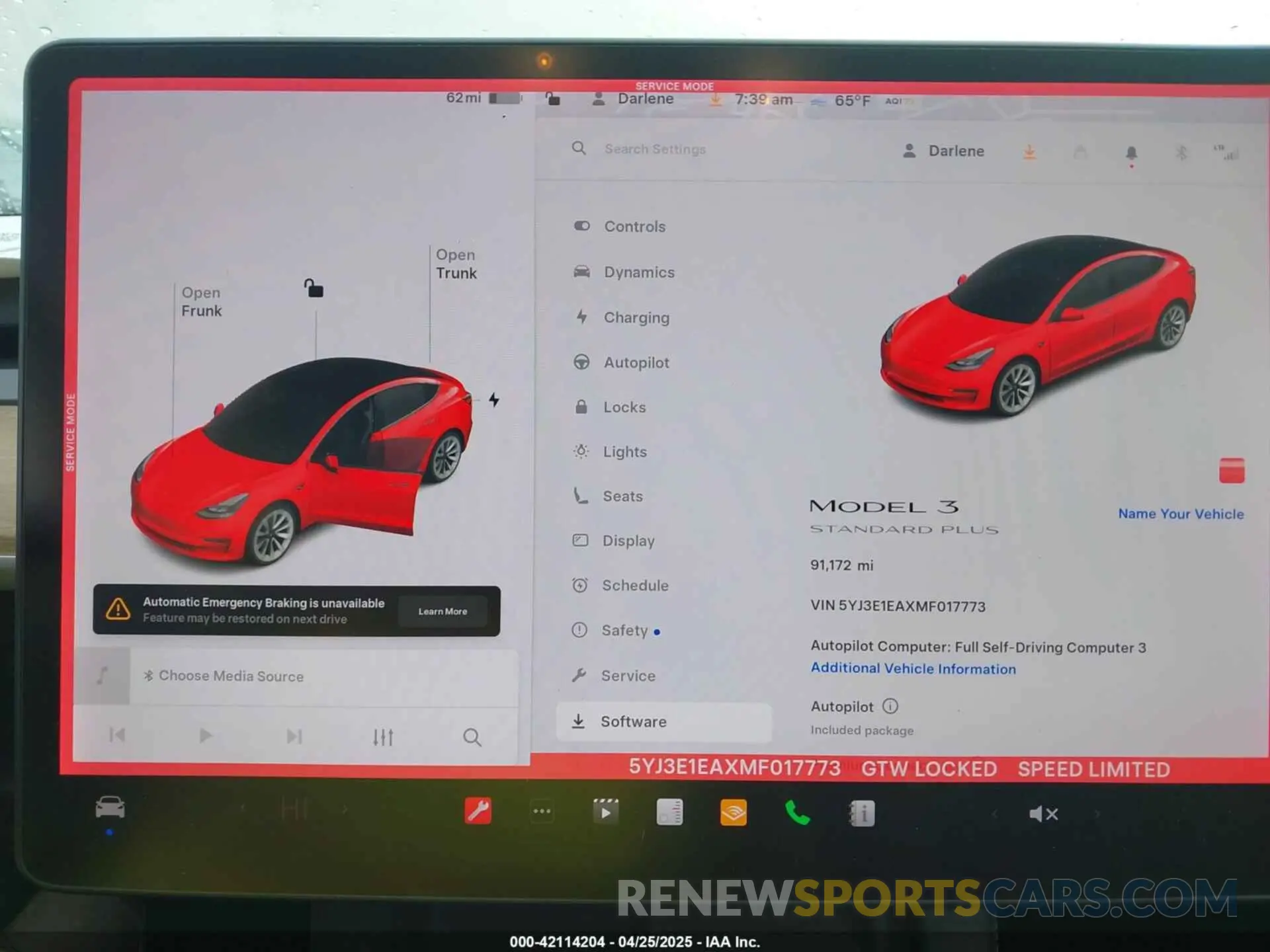 19 fotografías del automóvil dañado 5YJ3E1EAXMF017773 TESLA MODEL 3 2021