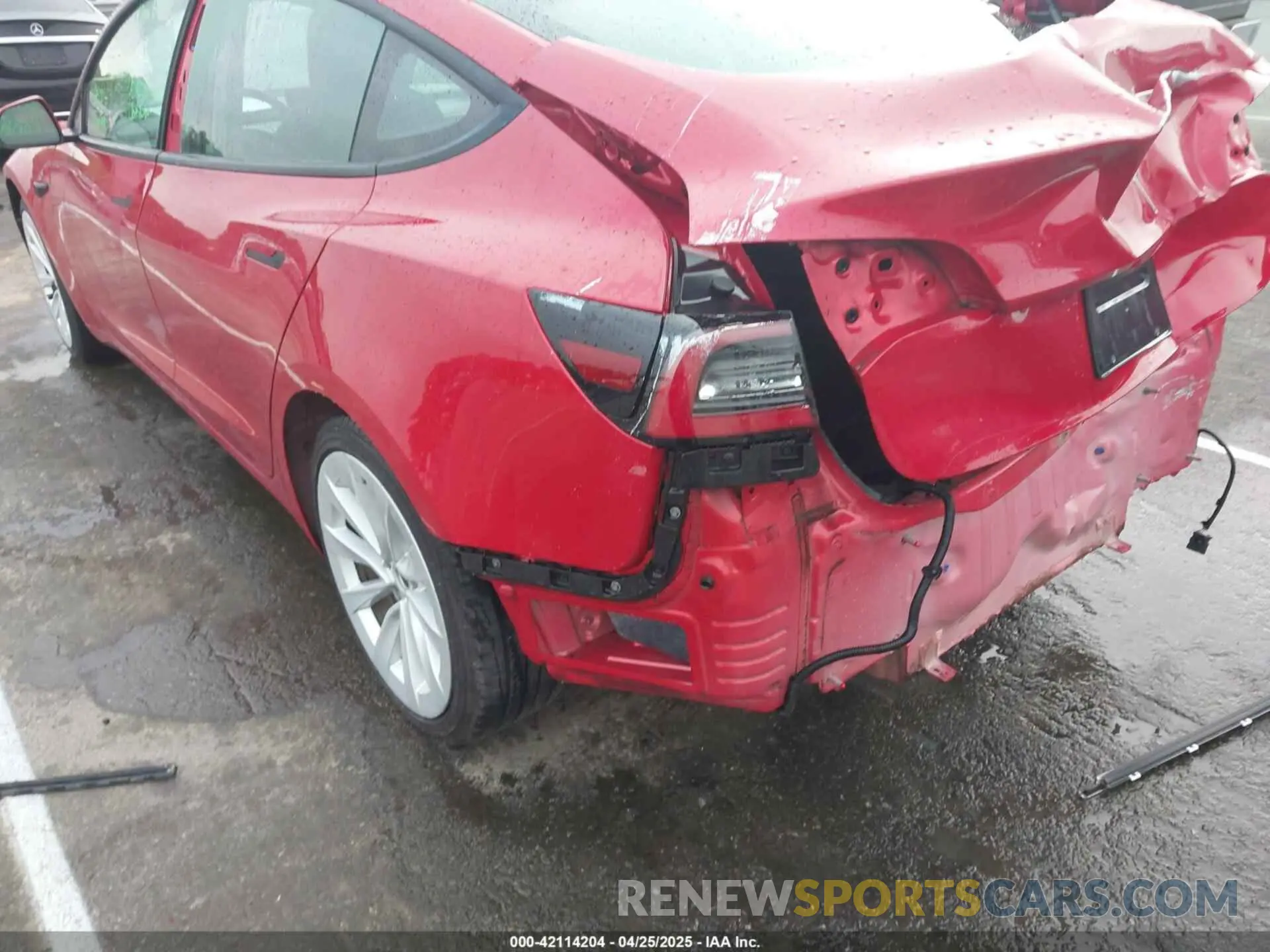 21 fotografías del automóvil dañado 5YJ3E1EAXMF017773 TESLA MODEL 3 2021