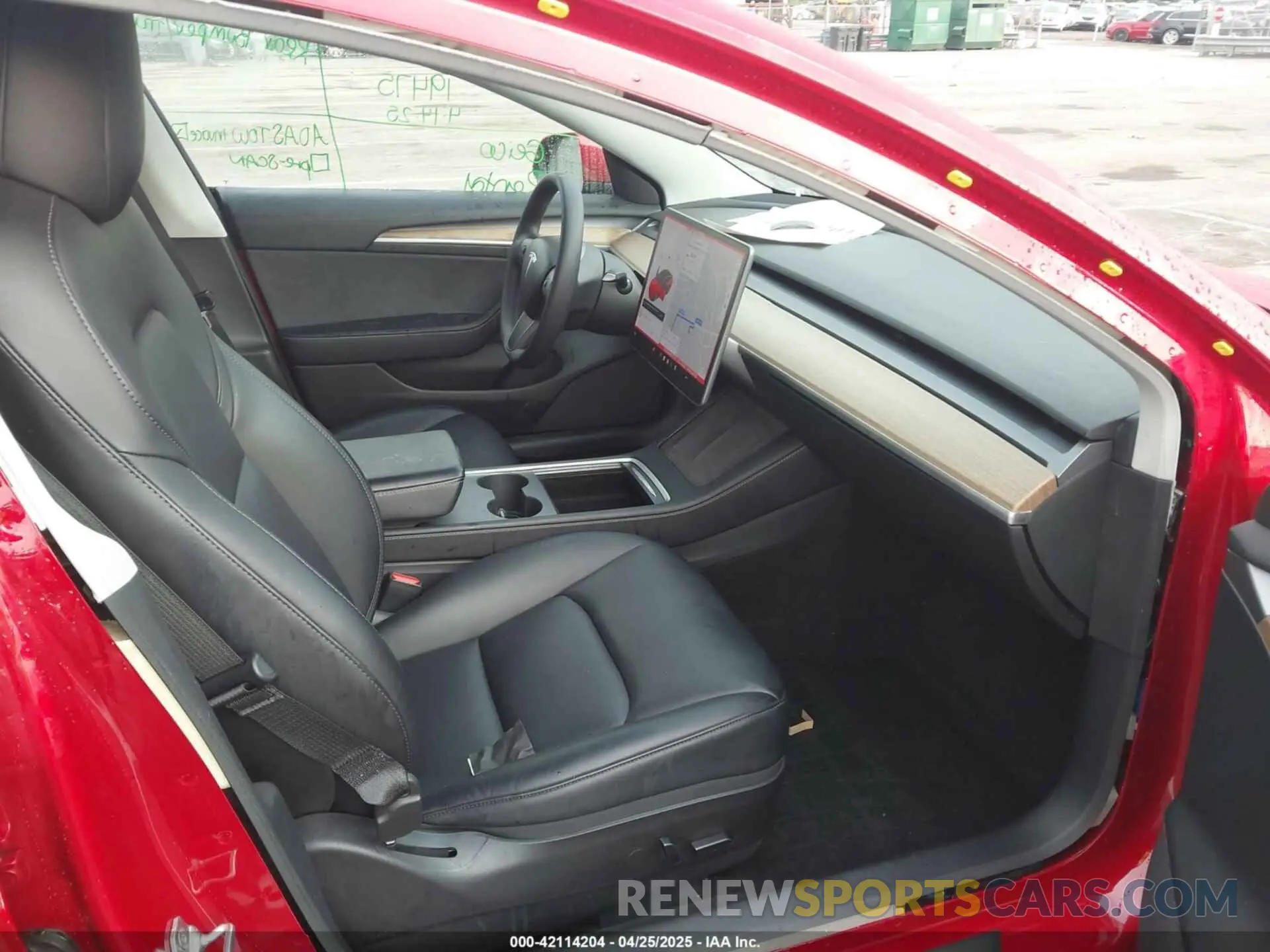 5 fotografías del automóvil dañado 5YJ3E1EAXMF017773 TESLA MODEL 3 2021