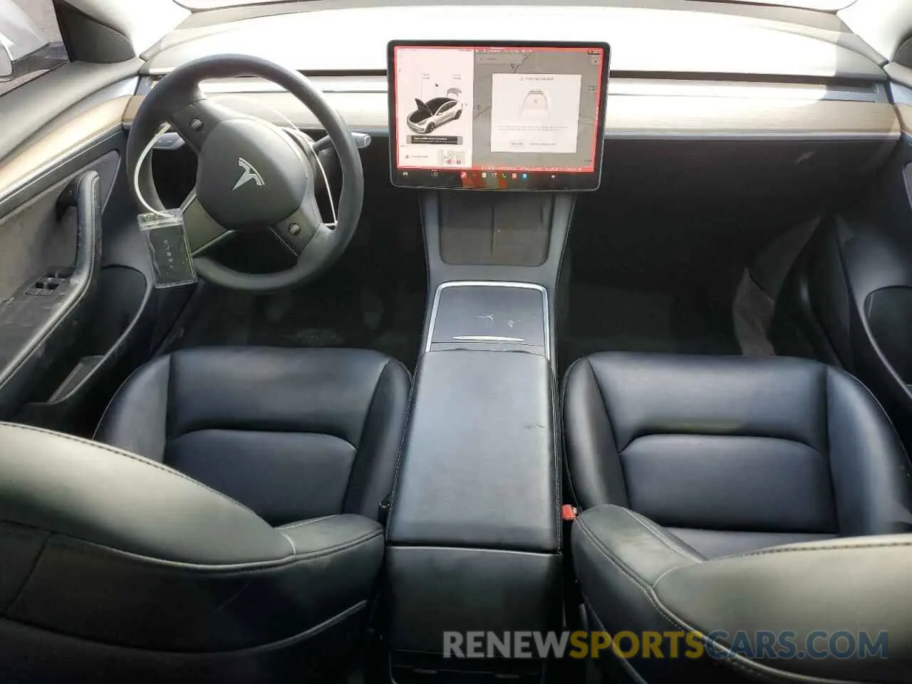 8 fotografías del automóvil dañado 5YJ3E1EAXMF028630 TESLA MODEL 3 2021