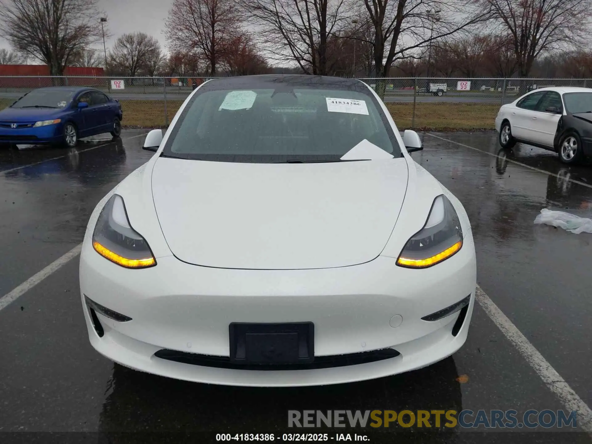 11 fotografías del automóvil dañado 5YJ3E1EAXMF052765 TESLA MODEL 3 2021