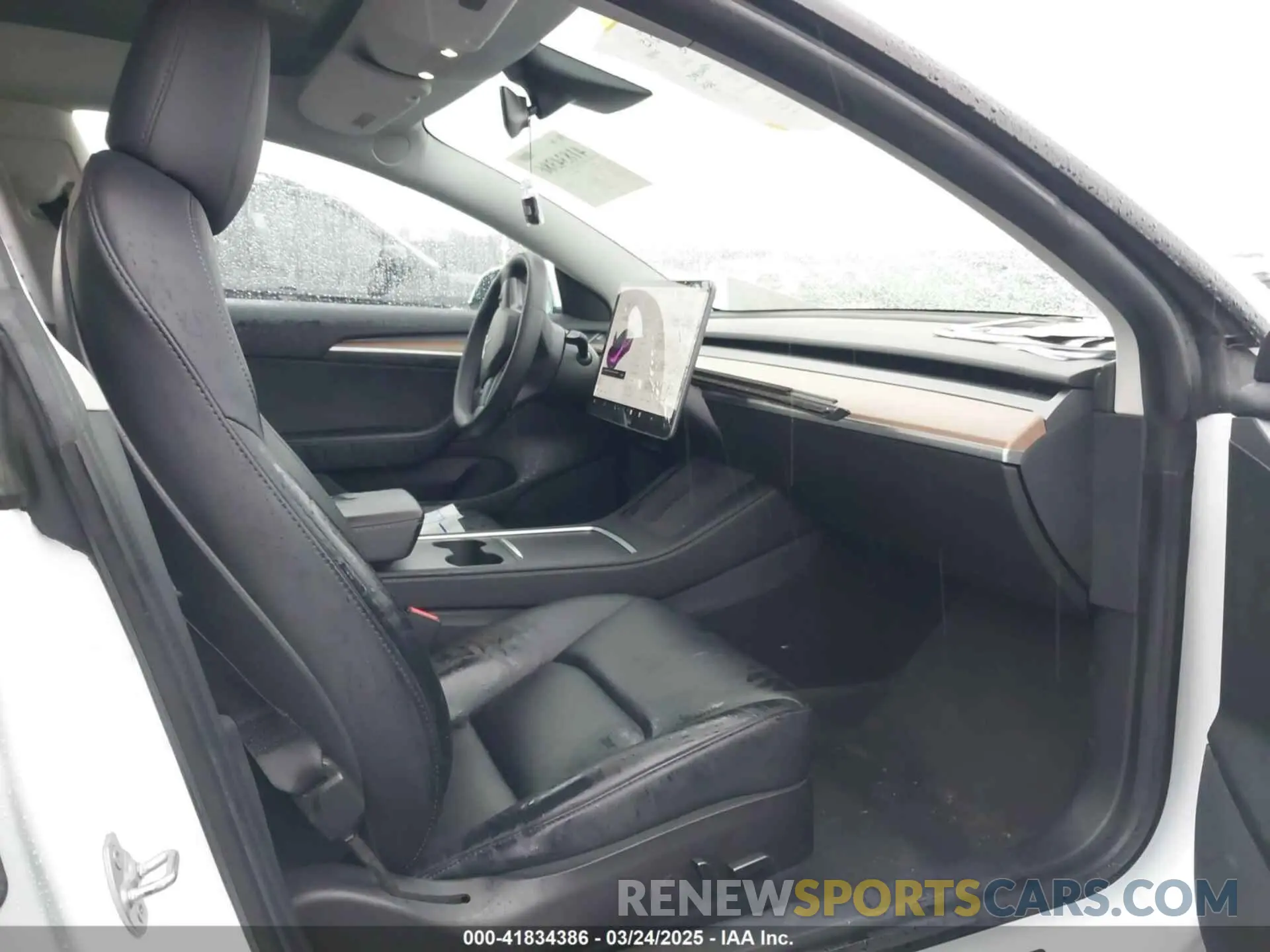 5 fotografías del automóvil dañado 5YJ3E1EAXMF052765 TESLA MODEL 3 2021