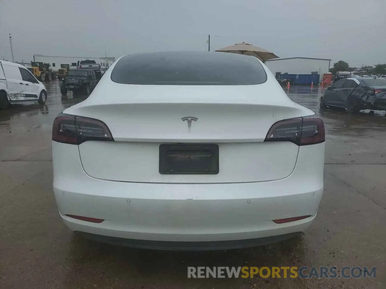 6 fotografías del automóvil dañado 5YJ3E1EAXMF057867 TESLA MODEL 3 2021