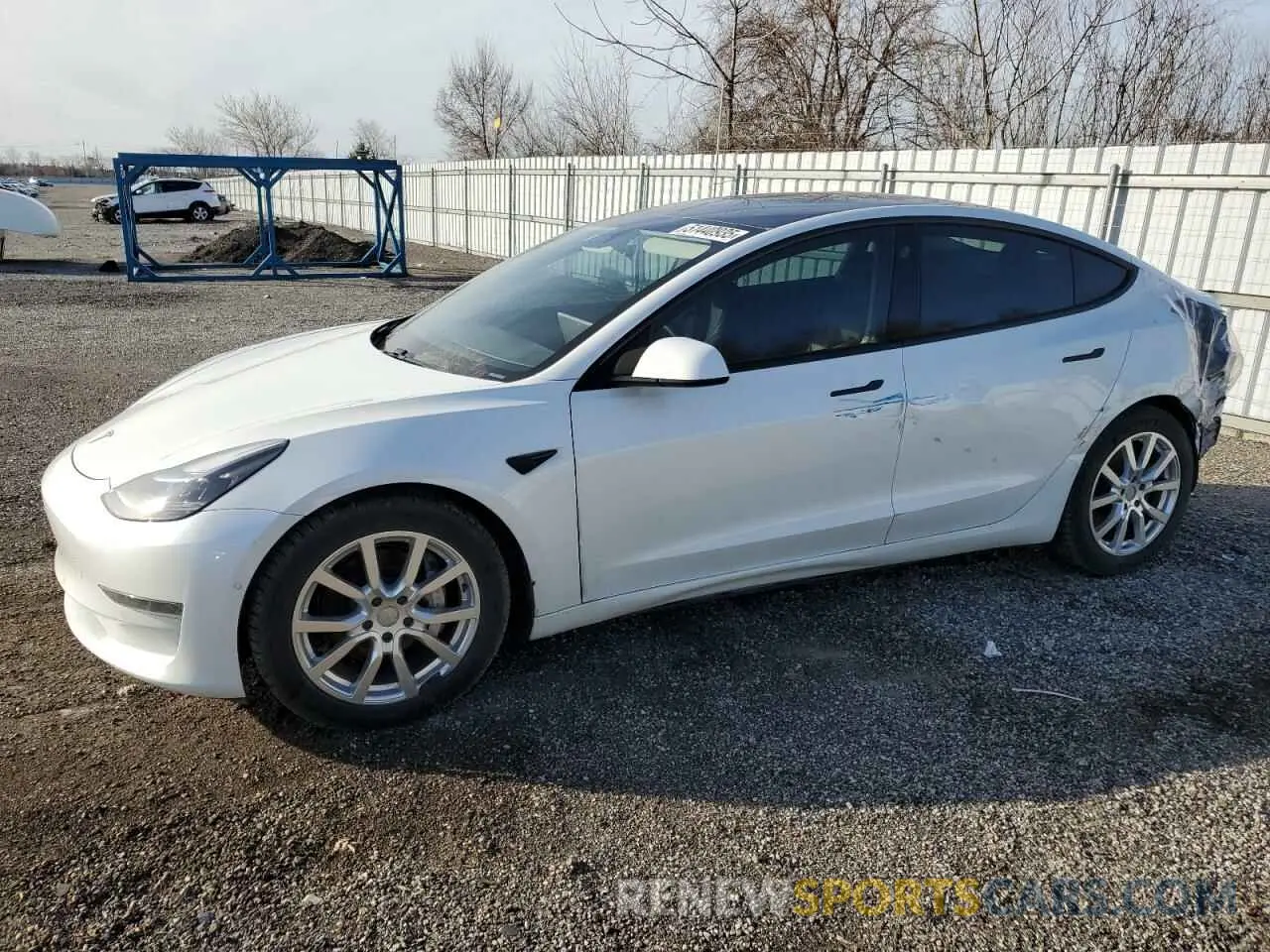 1 fotografías del automóvil dañado 5YJ3E1EAXMF083496 TESLA MODEL 3 2021