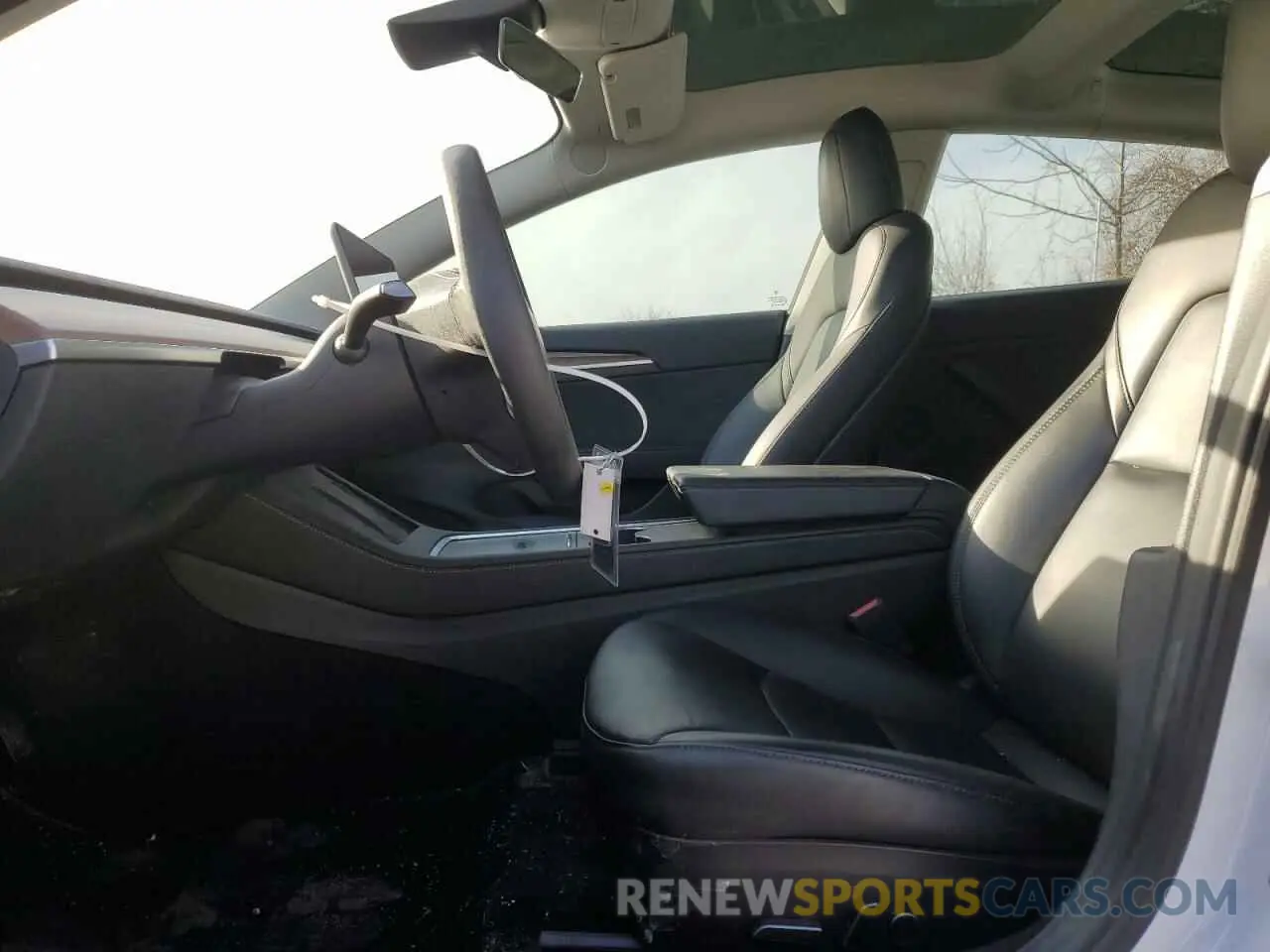 7 fotografías del automóvil dañado 5YJ3E1EAXMF083496 TESLA MODEL 3 2021