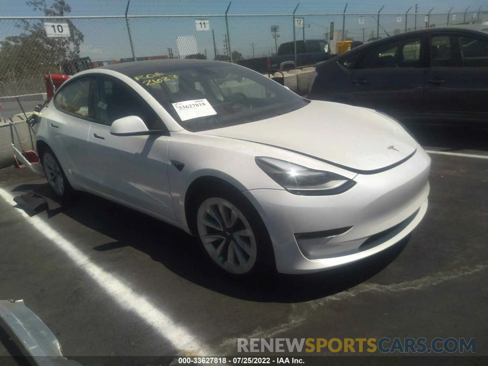 1 fotografías del automóvil dañado 5YJ3E1EAXMF084874 TESLA MODEL 3 2021