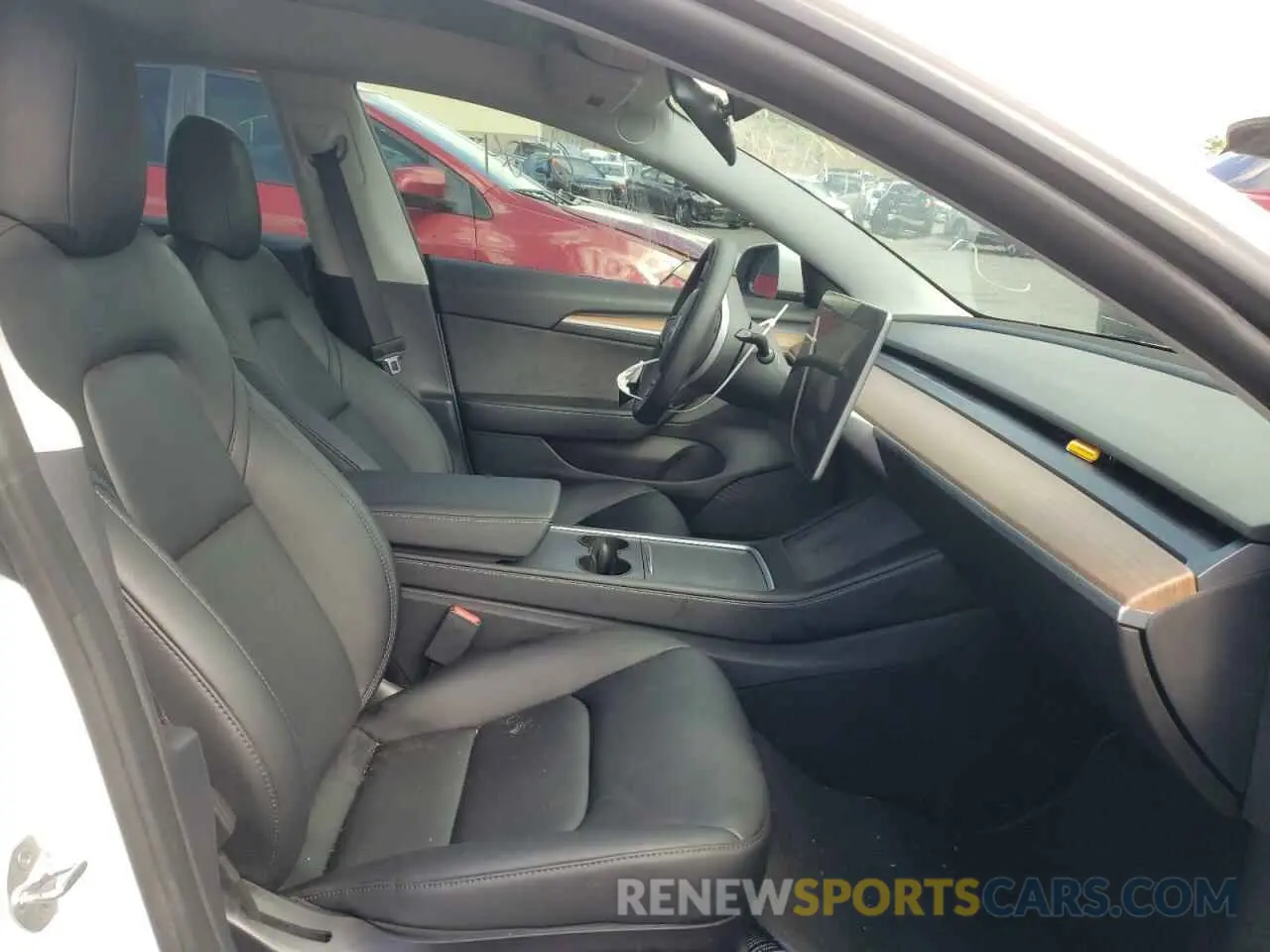 5 fotografías del automóvil dañado 5YJ3E1EAXMF085636 TESLA MODEL 3 2021