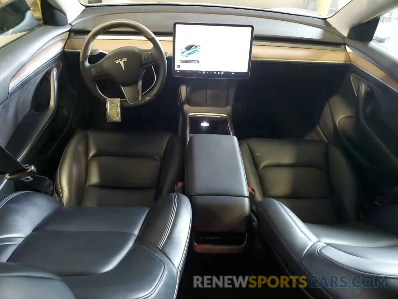 8 fotografías del automóvil dañado 5YJ3E1EAXMF086348 TESLA MODEL 3 2021