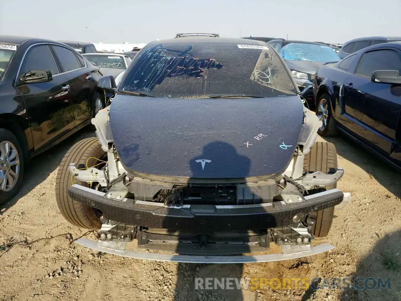 5 fotografías del automóvil dañado 5YJ3E1EAXMF087516 TESLA MODEL 3 2021