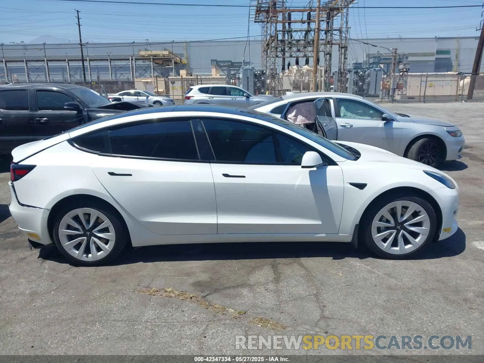 13 fotografías del automóvil dañado 5YJ3E1EAXMF089282 TESLA MODEL 3 2021