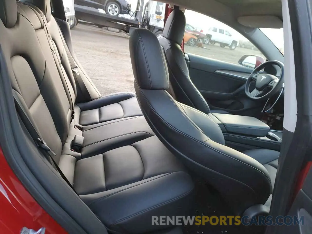 10 fotografías del automóvil dañado 5YJ3E1EAXMF094935 TESLA MODEL 3 2021