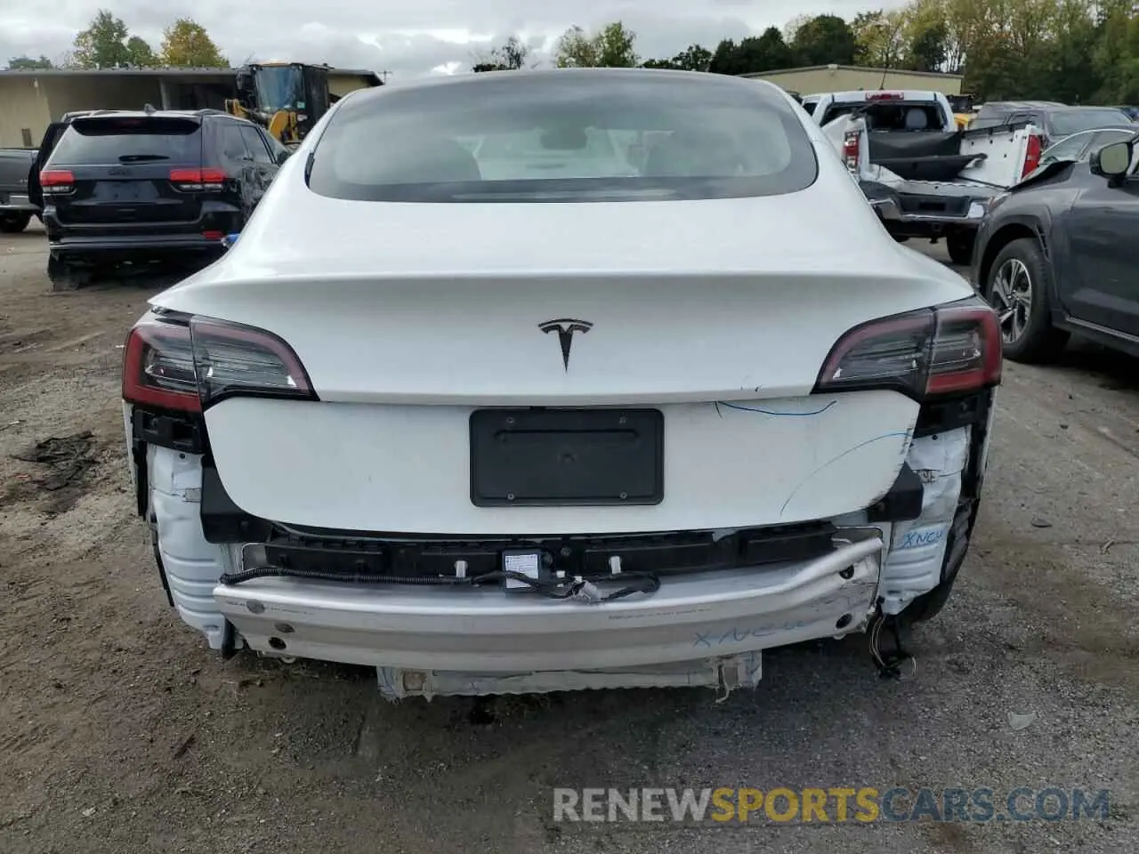 6 fotografías del automóvil dañado 5YJ3E1EAXMF096166 TESLA MODEL 3 2021