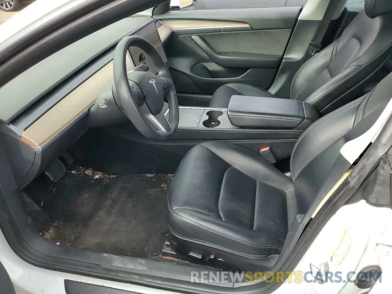 7 fotografías del automóvil dañado 5YJ3E1EAXMF096166 TESLA MODEL 3 2021