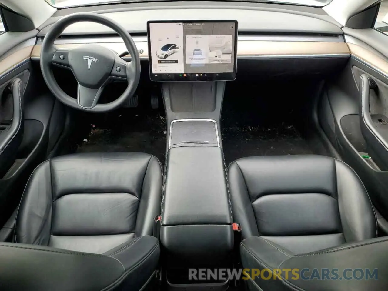 8 fotografías del automóvil dañado 5YJ3E1EAXMF096166 TESLA MODEL 3 2021