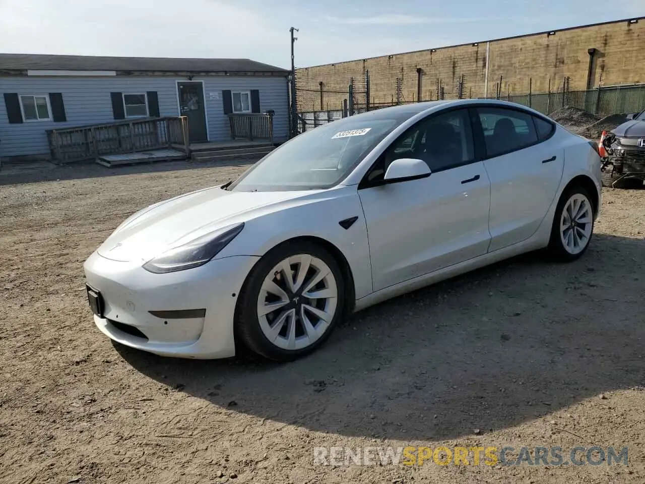 1 fotografías del automóvil dañado 5YJ3E1EAXMF870285 TESLA MODEL 3 2021