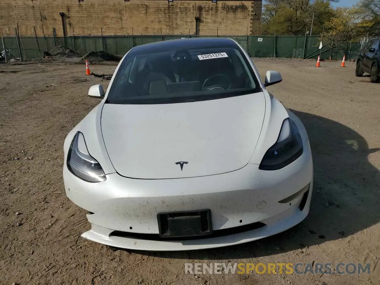 5 fotografías del automóvil dañado 5YJ3E1EAXMF870285 TESLA MODEL 3 2021