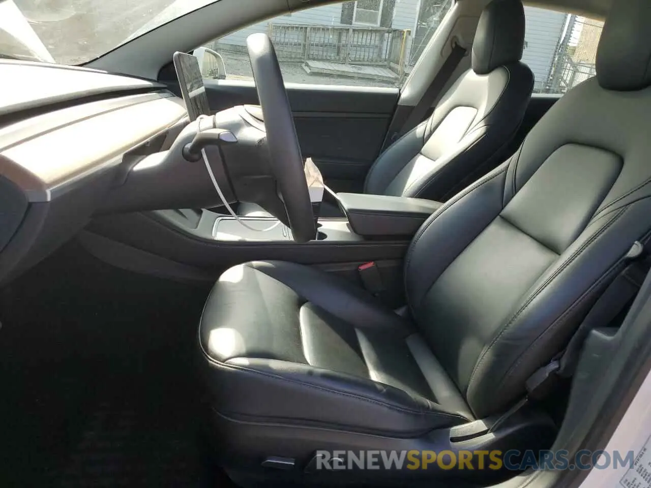 7 fotografías del automóvil dañado 5YJ3E1EAXMF870285 TESLA MODEL 3 2021