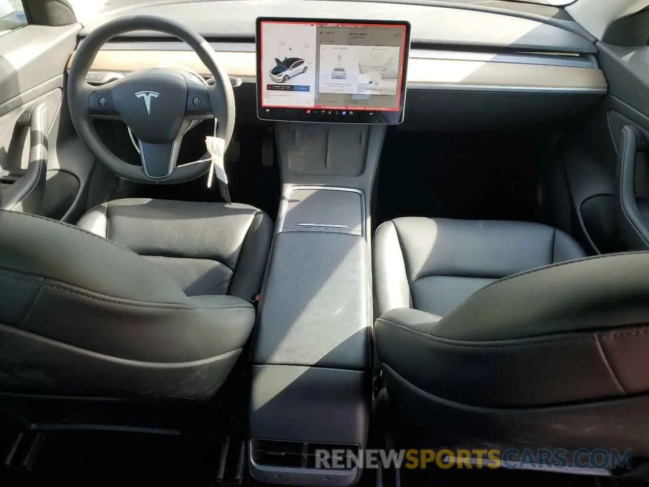8 fotografías del automóvil dañado 5YJ3E1EAXMF870285 TESLA MODEL 3 2021