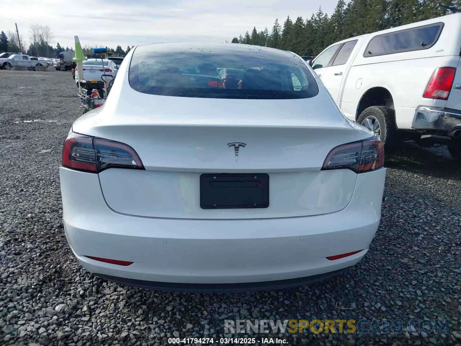 16 fotografías del automóvil dañado 5YJ3E1EAXMF871730 TESLA MODEL 3 2021