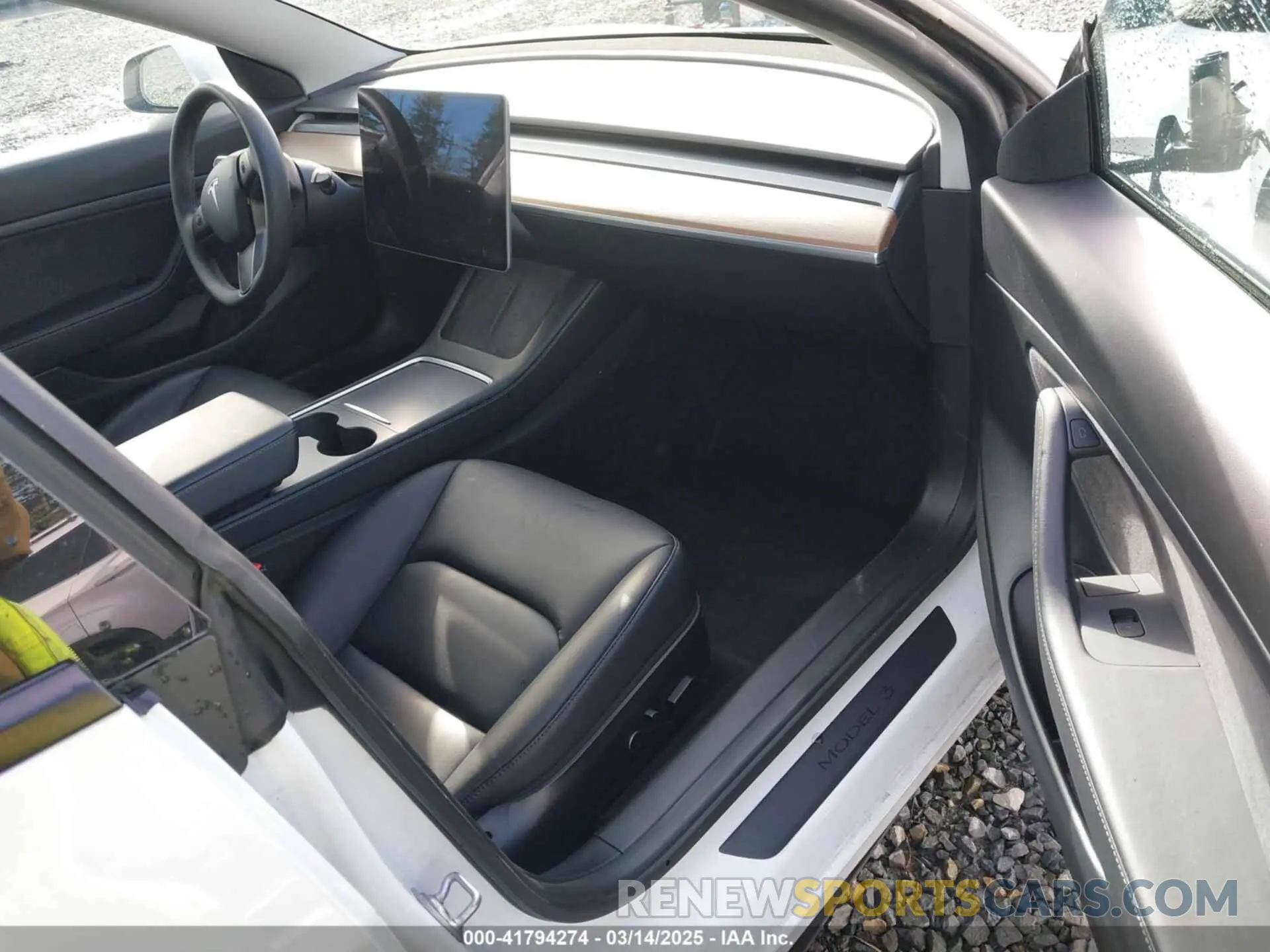 5 fotografías del automóvil dañado 5YJ3E1EAXMF871730 TESLA MODEL 3 2021