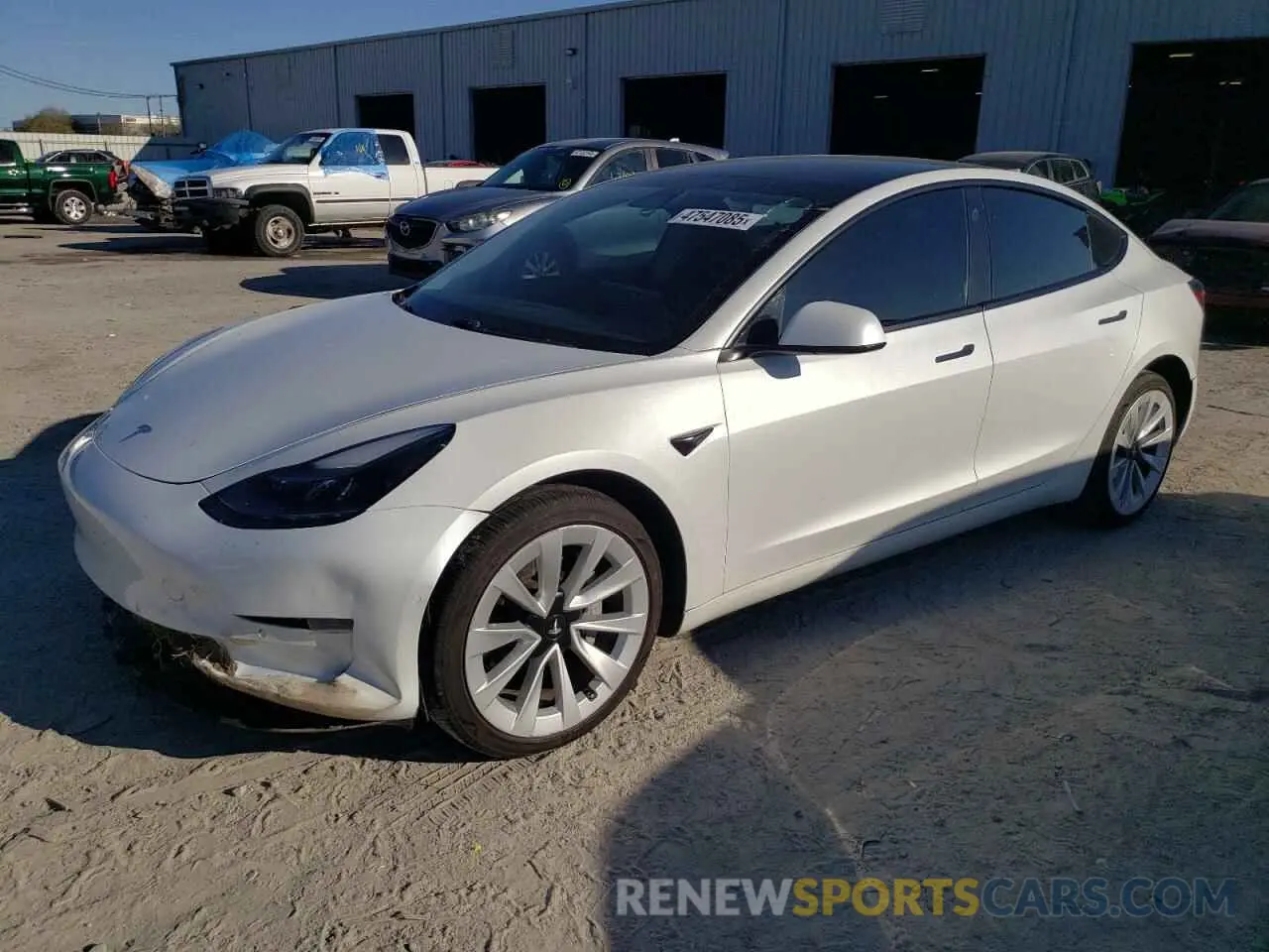 1 fotografías del automóvil dañado 5YJ3E1EAXMF908338 TESLA MODEL 3 2021