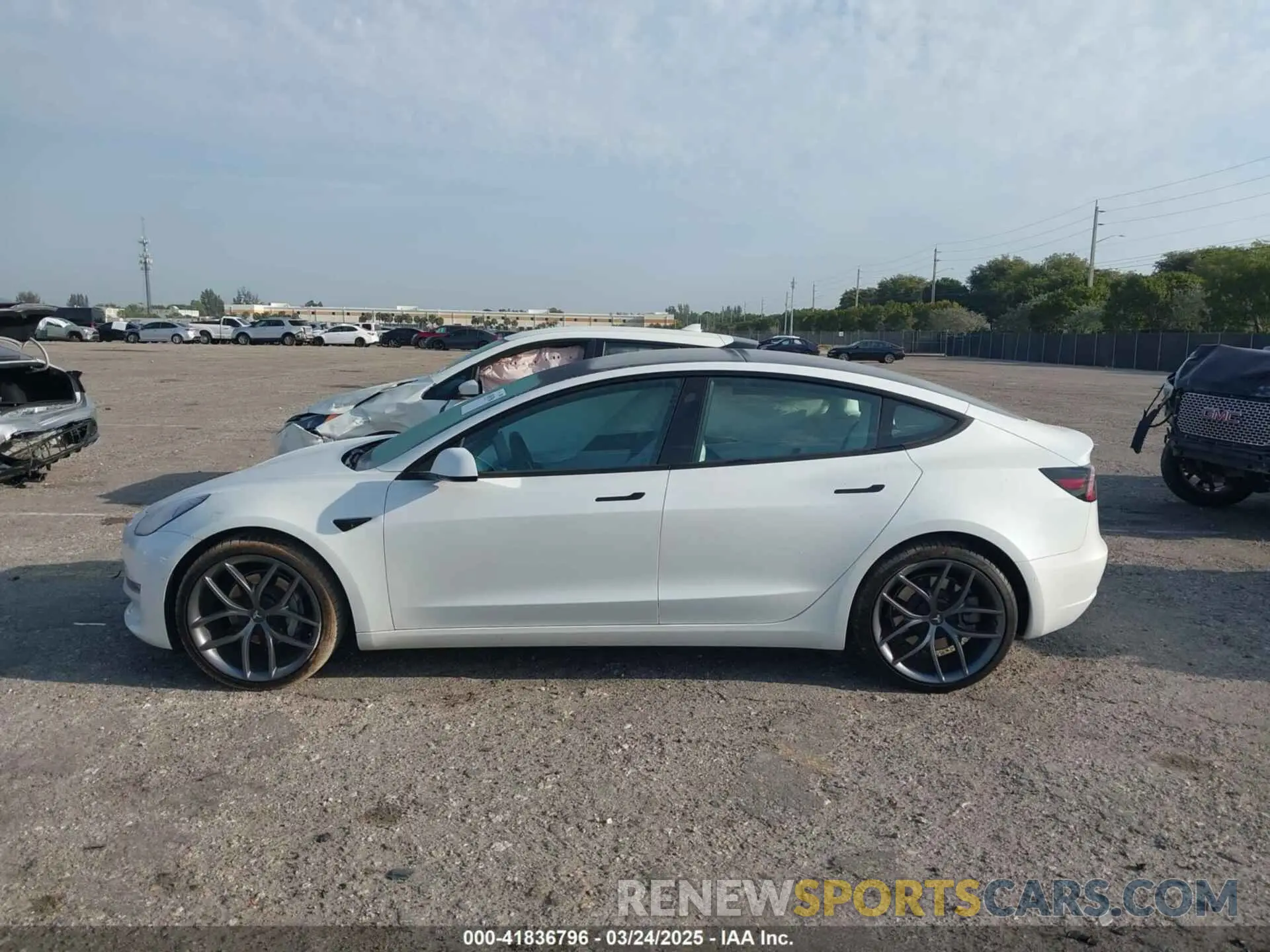 14 fotografías del automóvil dañado 5YJ3E1EAXMF908601 TESLA MODEL 3 2021