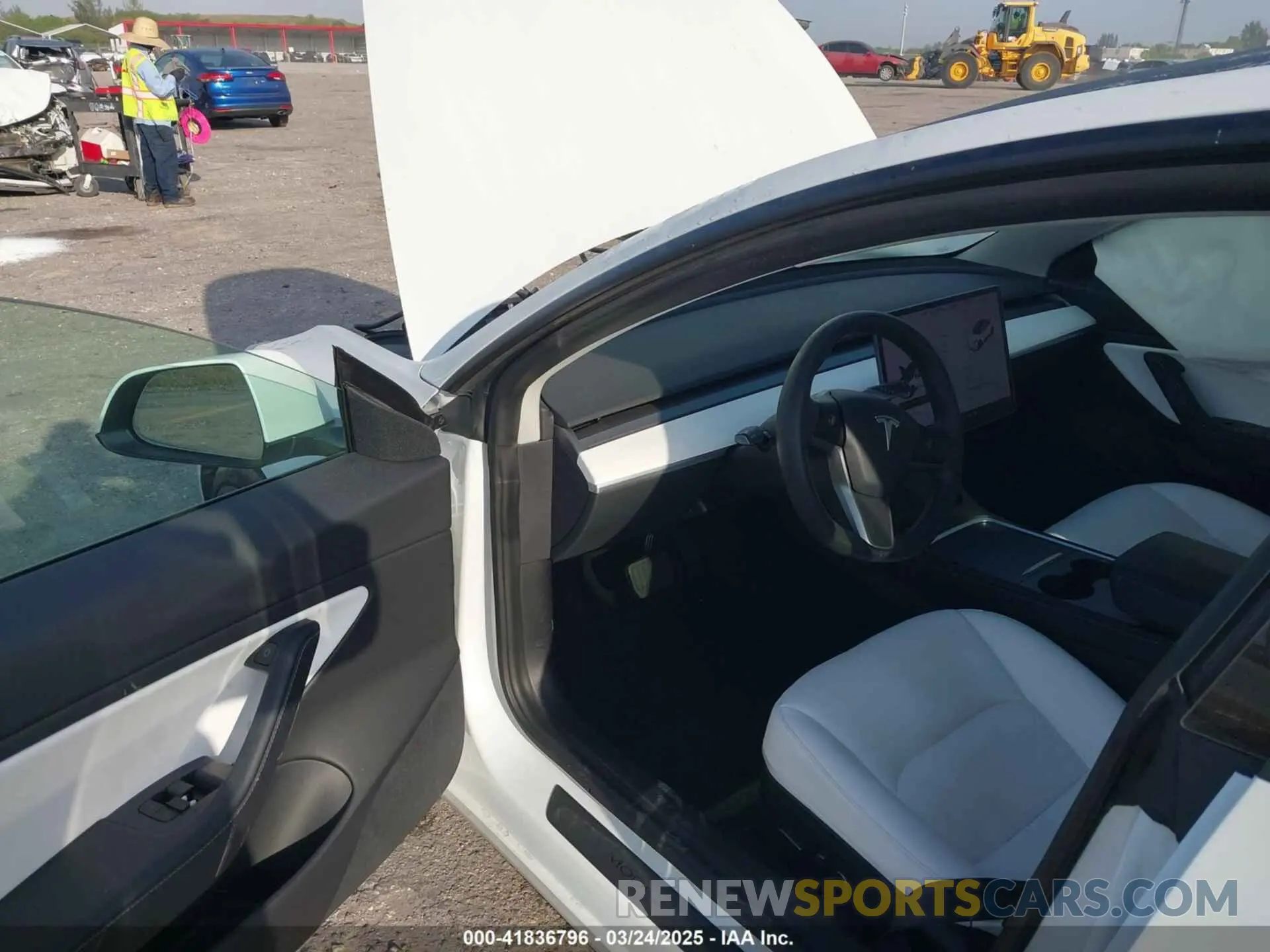 5 fotografías del automóvil dañado 5YJ3E1EAXMF908601 TESLA MODEL 3 2021