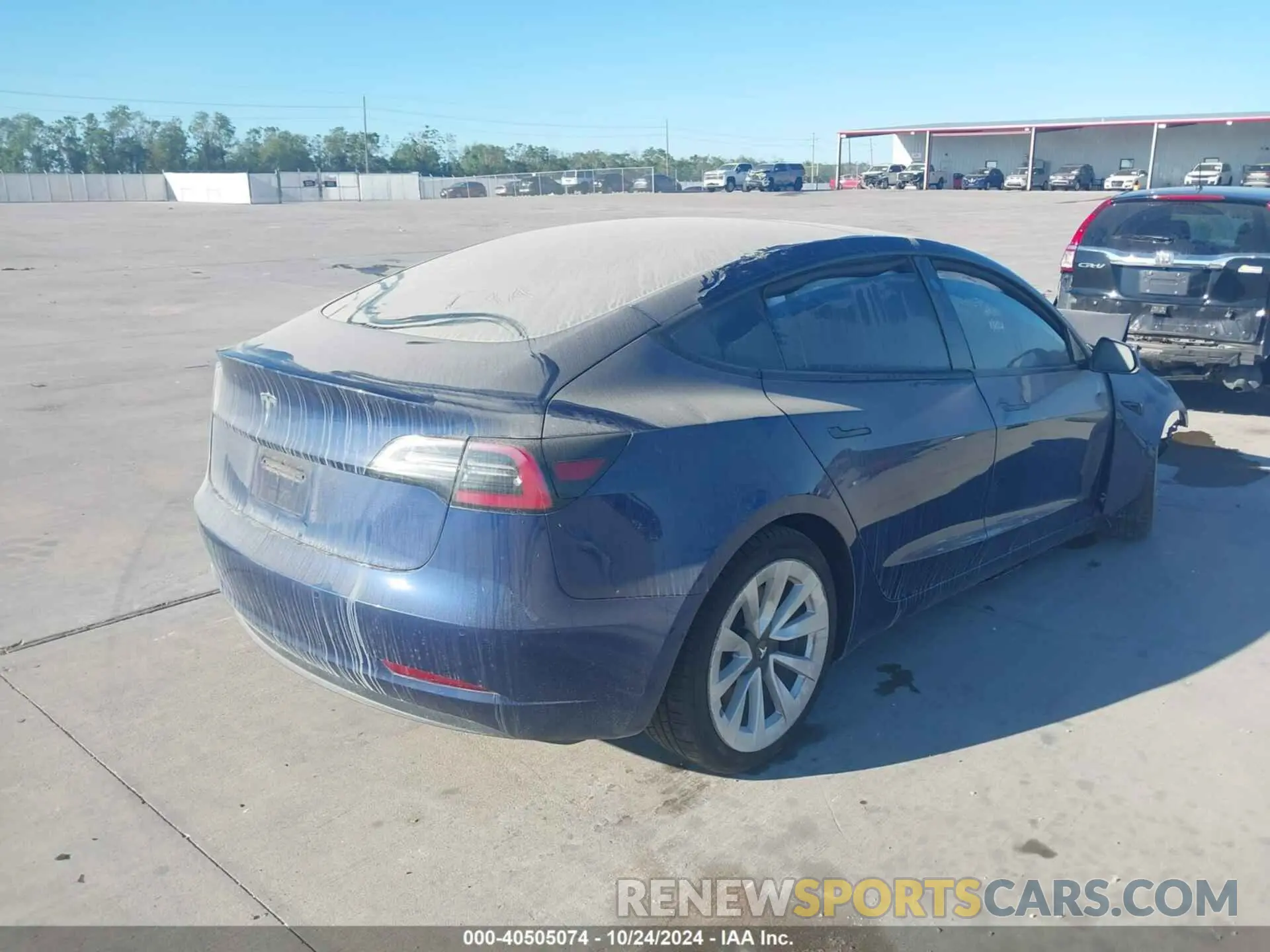 4 fotografías del automóvil dañado 5YJ3E1EAXMF920716 TESLA MODEL 3 2021