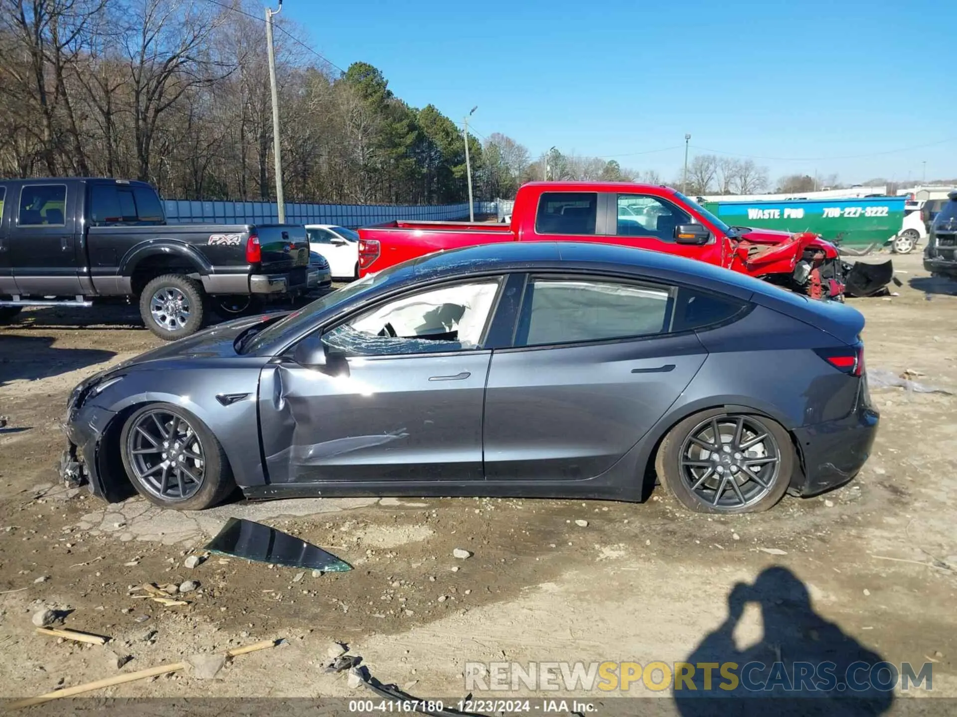 14 fotografías del automóvil dañado 5YJ3E1EAXMF922692 TESLA MODEL 3 2021