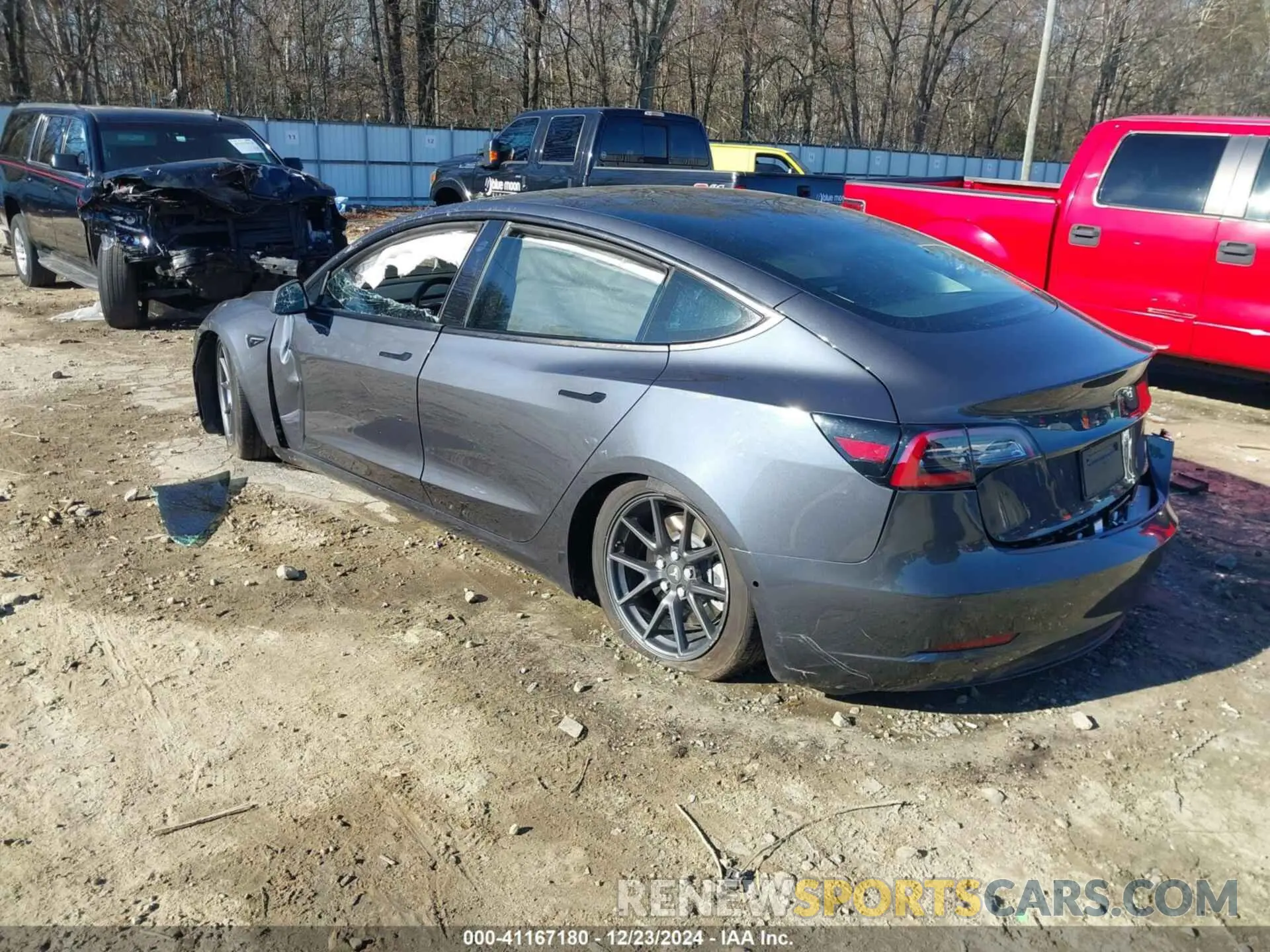 3 fotografías del automóvil dañado 5YJ3E1EAXMF922692 TESLA MODEL 3 2021