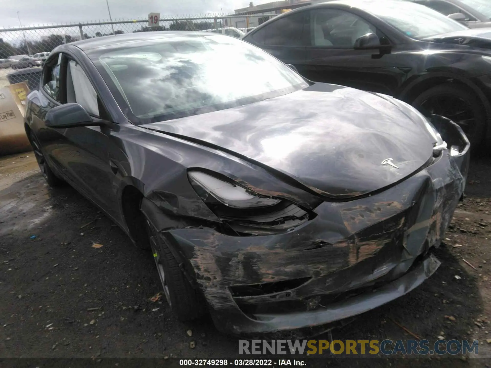 1 fotografías del automóvil dañado 5YJ3E1EAXMF930209 TESLA MODEL 3 2021
