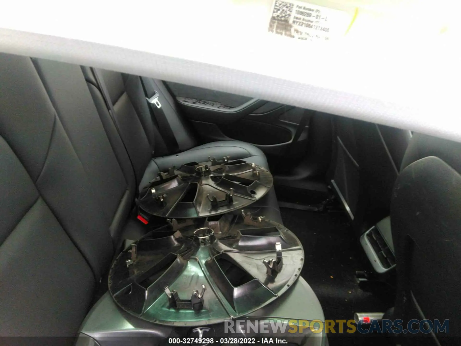 8 fotografías del automóvil dañado 5YJ3E1EAXMF930209 TESLA MODEL 3 2021
