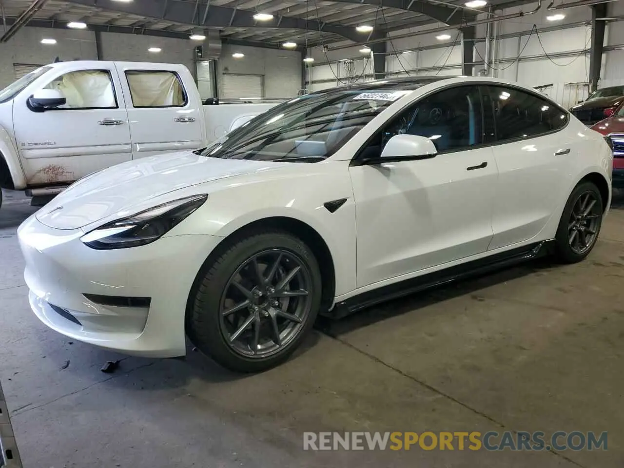 1 fotografías del automóvil dañado 5YJ3E1EAXMF991558 TESLA MODEL 3 2021