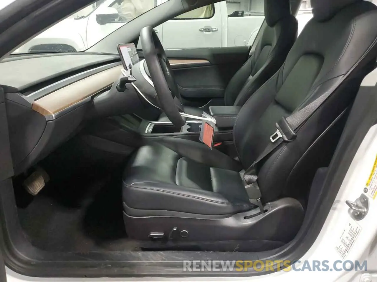 7 fotografías del automóvil dañado 5YJ3E1EAXMF991558 TESLA MODEL 3 2021