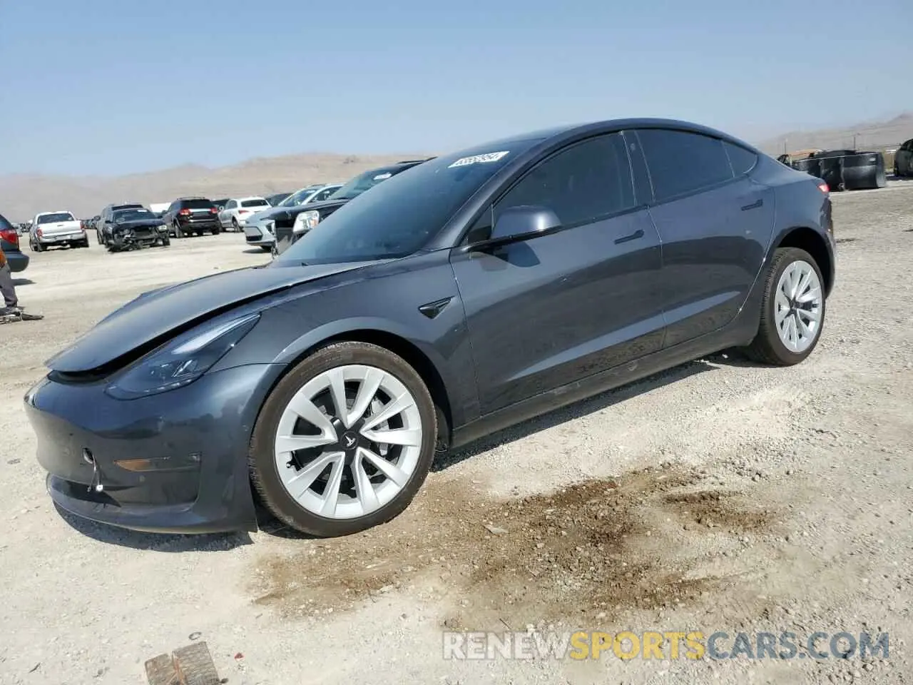 1 fotografías del automóvil dañado 5YJ3E1EB0MF005205 TESLA MODEL 3 2021