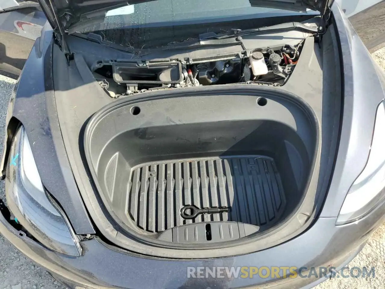 12 fotografías del automóvil dañado 5YJ3E1EB0MF005205 TESLA MODEL 3 2021
