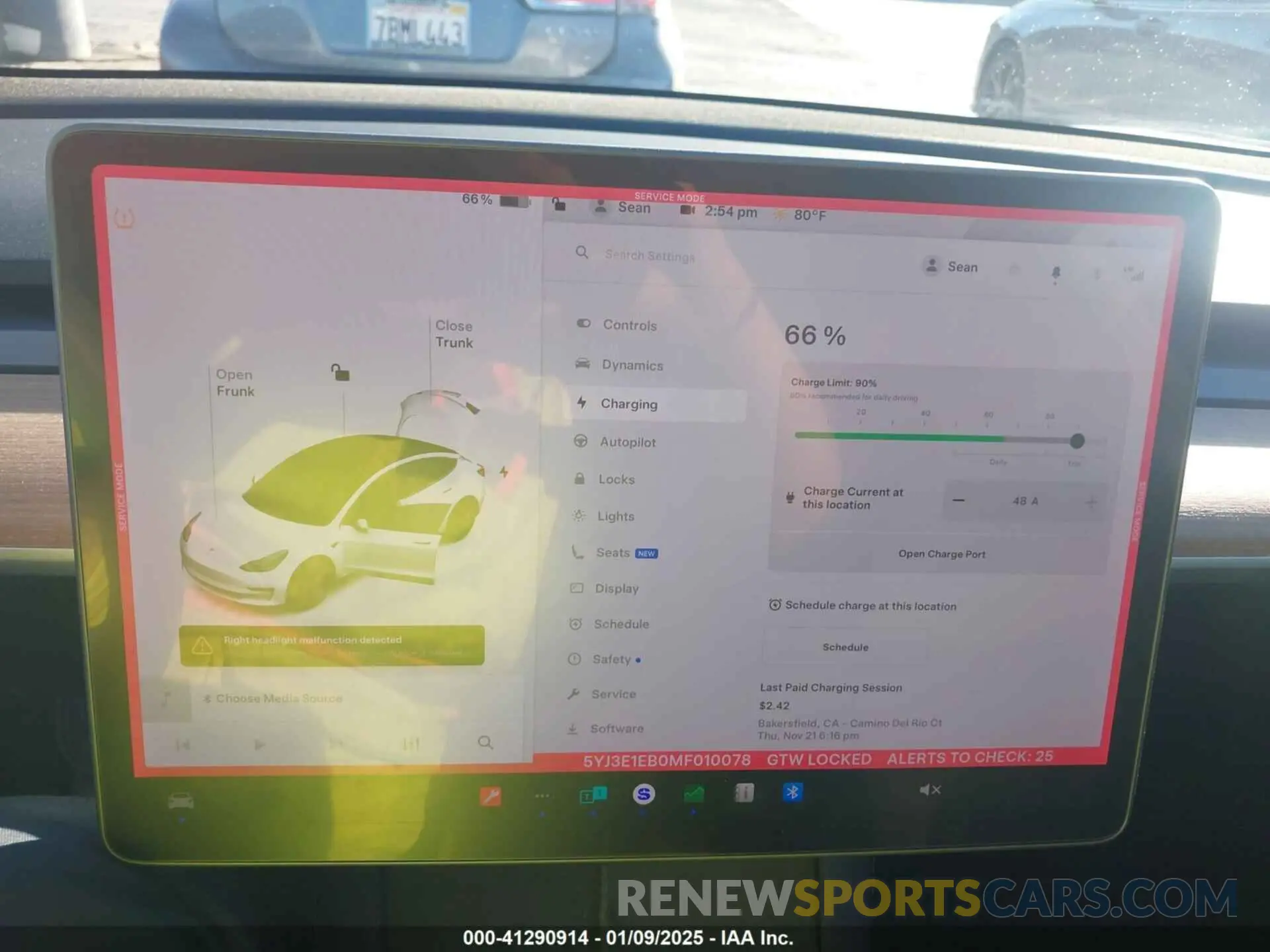 18 fotografías del automóvil dañado 5YJ3E1EB0MF010078 TESLA MODEL 3 2021