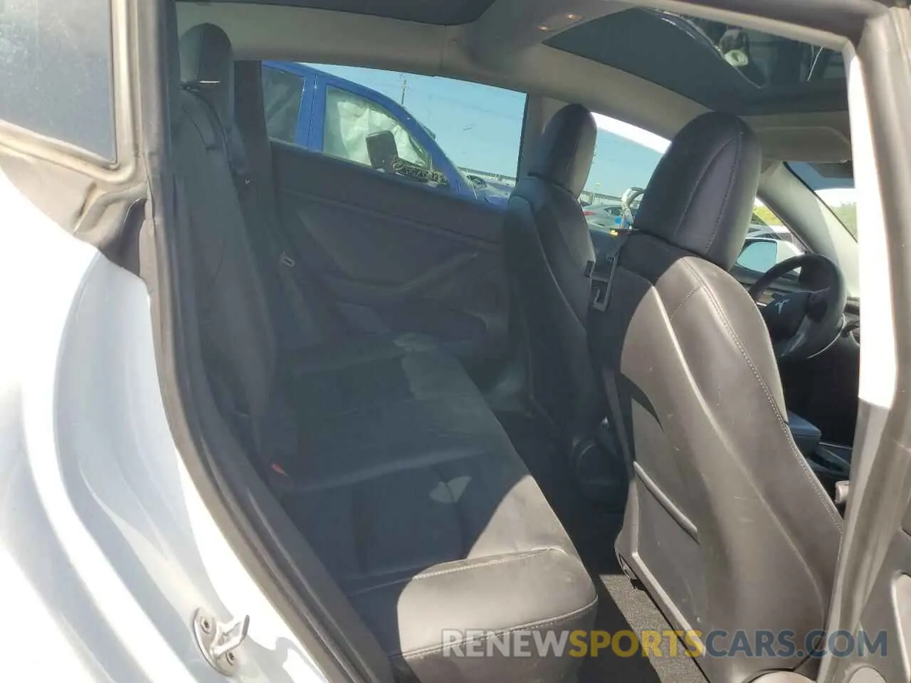10 fotografías del automóvil dañado 5YJ3E1EB0MF050922 TESLA MODEL 3 2021