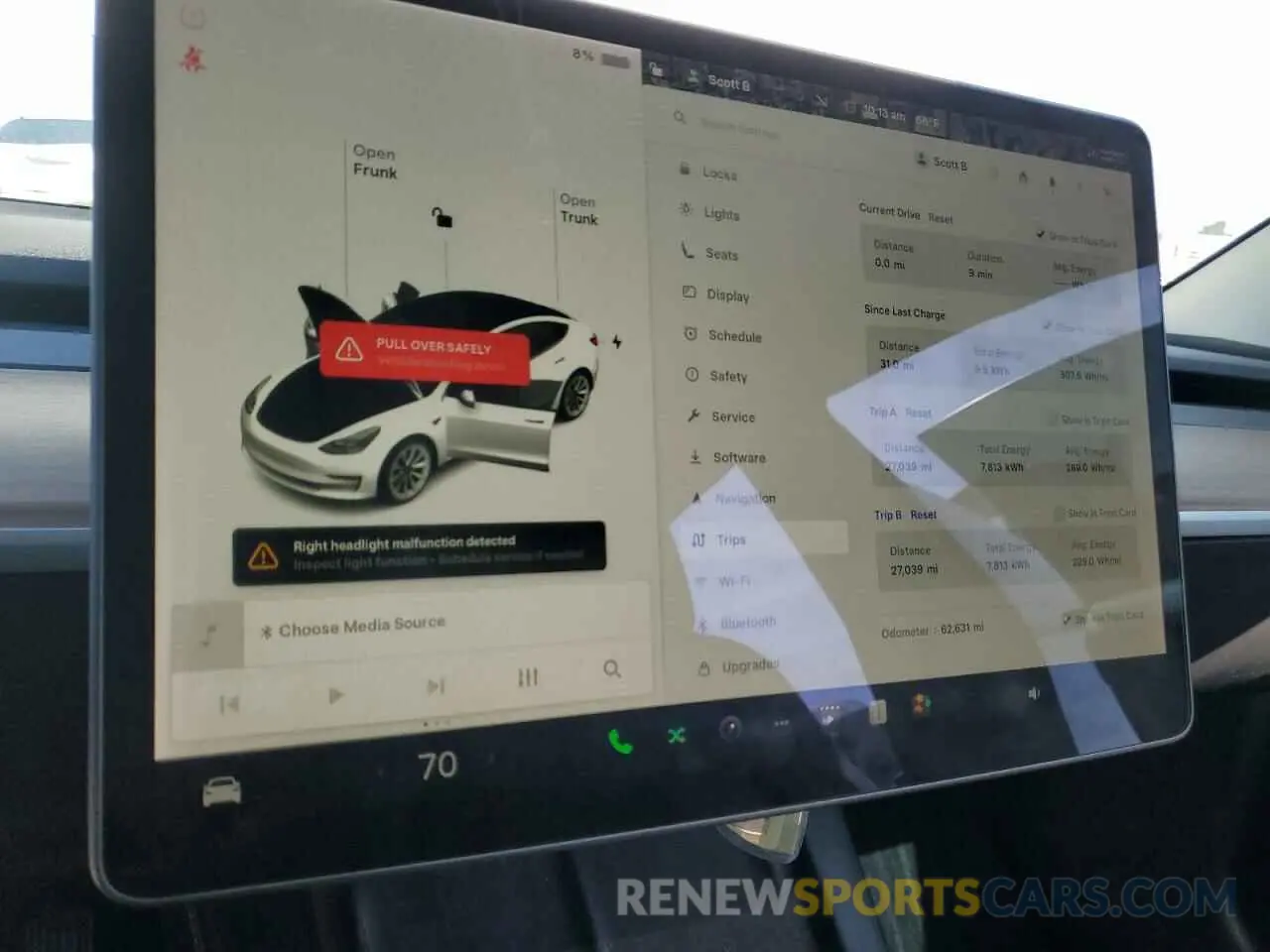 9 fotografías del automóvil dañado 5YJ3E1EB0MF050922 TESLA MODEL 3 2021